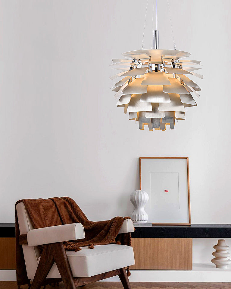 Hanglamp Dennenappel Metaal Klassiek Warm Wit Verstelbaar Snoer Woonkamer