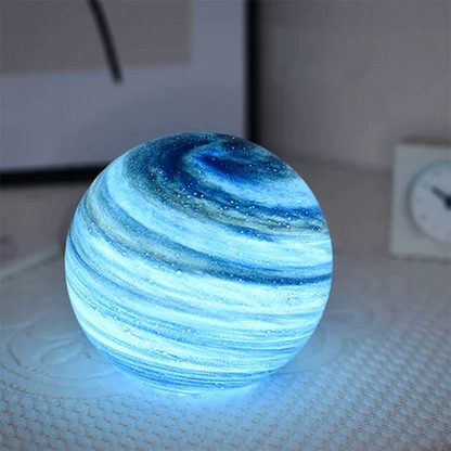 Decoratieve Glazen Maanlamp met Afstandsbediening en 16 Kleuren