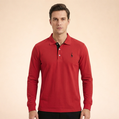 Katoenen Poloshirt Mannen Trendy Comfortabel