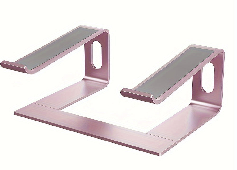 Aluminium laptopstandaard met ergonomisch ontwerp en ventilatie voor bureau en thuiswerken