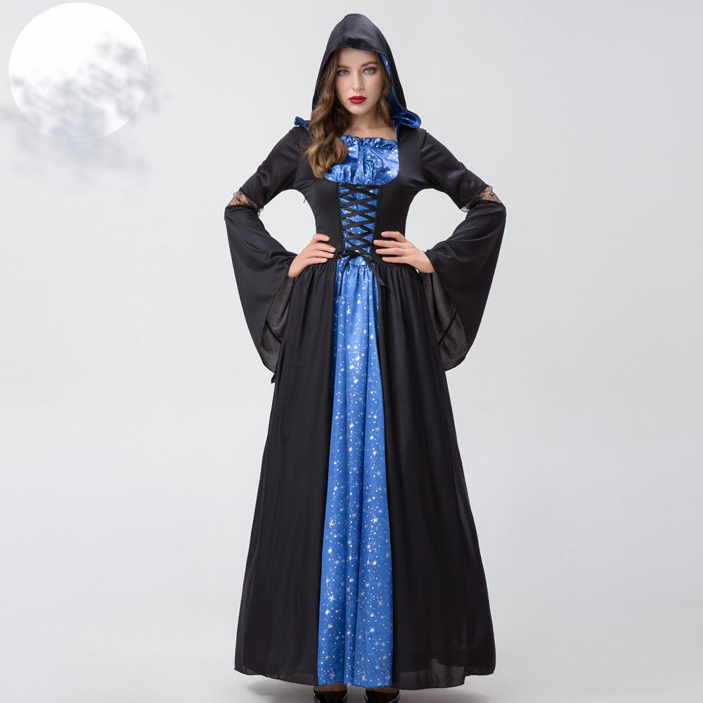 Middeleeuwse Jurk Dames Met Kapuchon Historisch Design