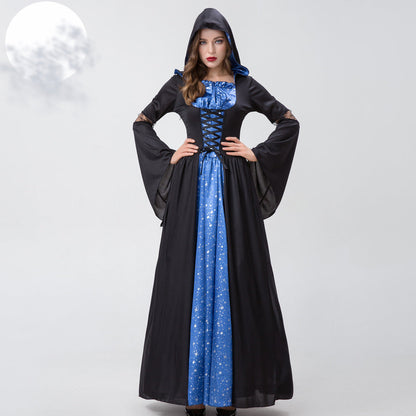 Middeleeuwse Jurk Dames Met Kapuchon Historisch Design