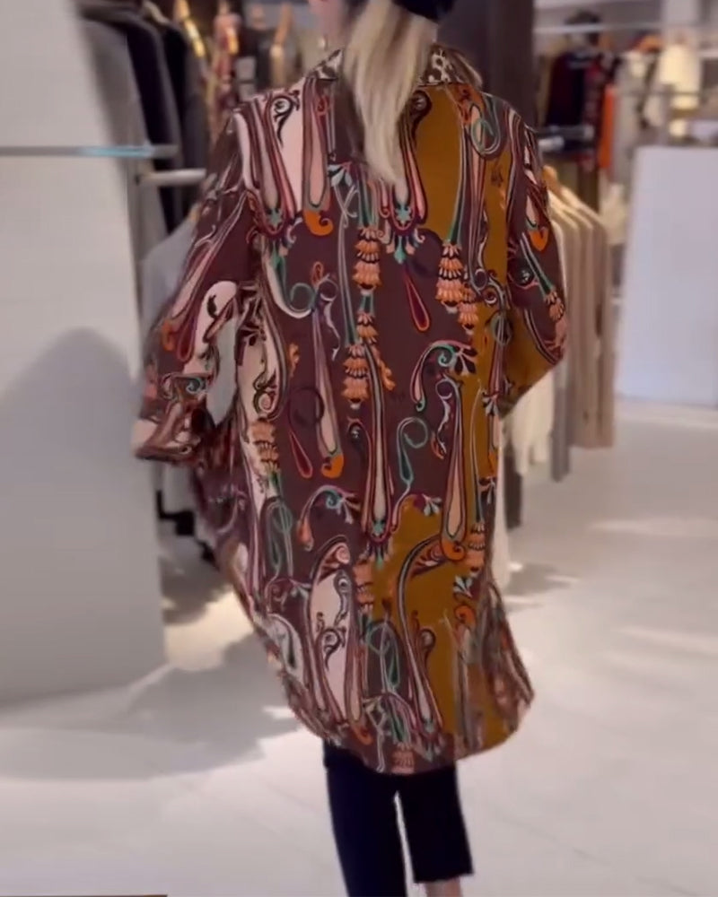 Vrouwelijke Overshirt Lange Mouw
