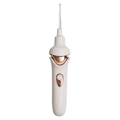 Elektrische Oorreiniger met 5 Opzetstukken Siliconen USB Oplaadbaar voor Veilige Oorhygiëne Alle Leeftijden Geruisloos 32dB Zachte Reiniging Inclusief Opbergdoos