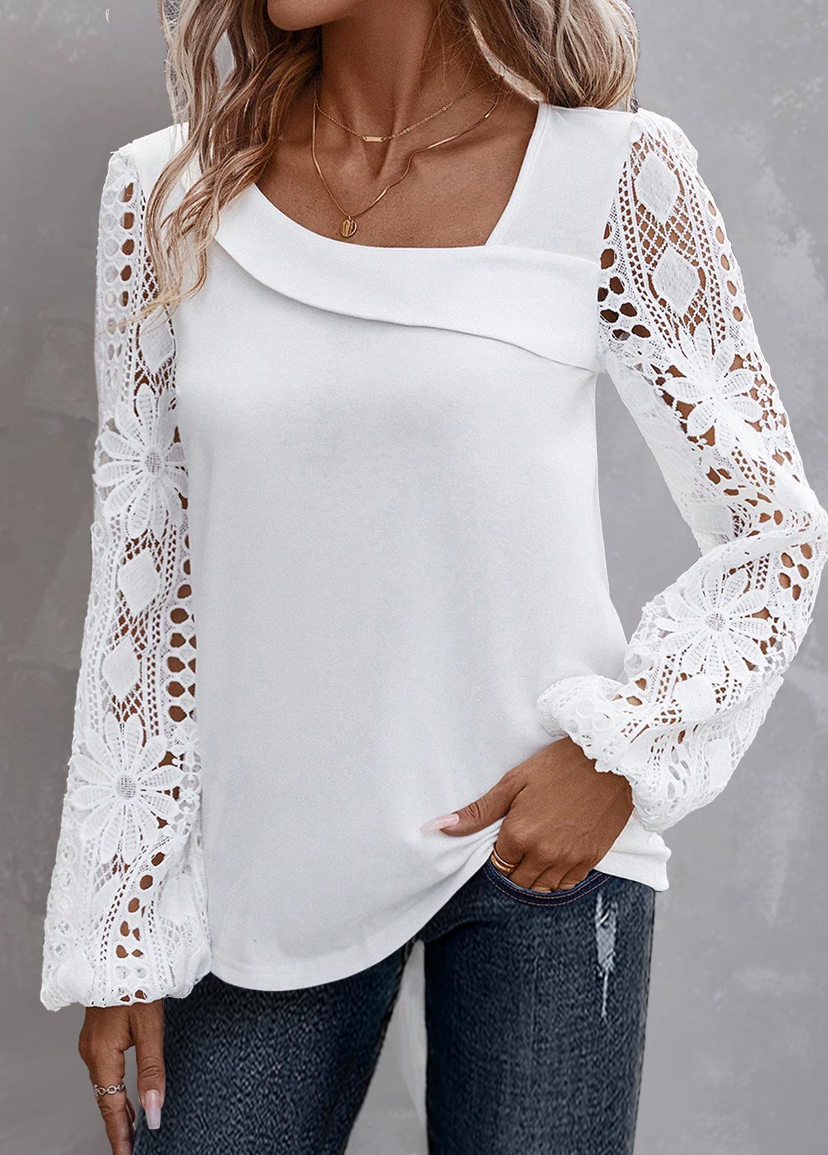 Vrouwen Blouse Kanten Zomerse Stijl Licht en Luchtig - StudioMarella