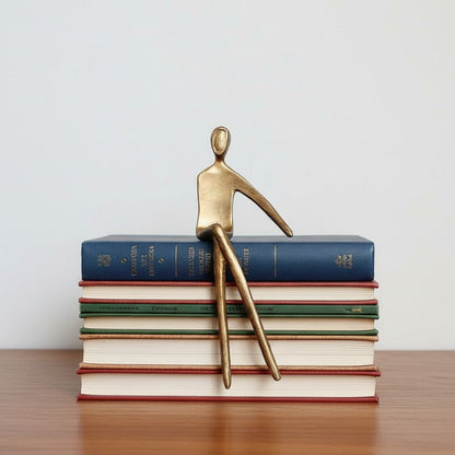 Geometrische Hondenbeeldje van IJzer – Minimalistisch Decoratief Sculptuur voor Bureau