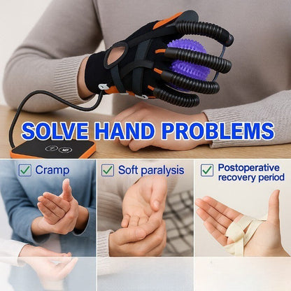 Automatische Handtrainer Handschoenen voor Revalidatie en Vingerkracht – Verstelbaar Revalidatiesysteem voor Thuis