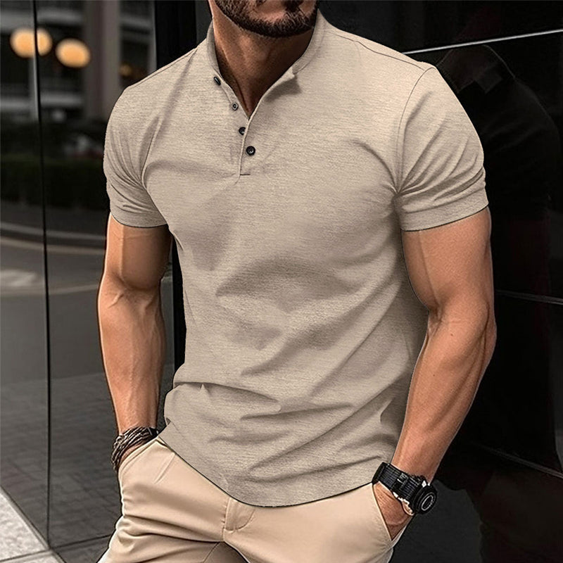 Klassieke Heren Poloshirt van Katoen Brio Stijl