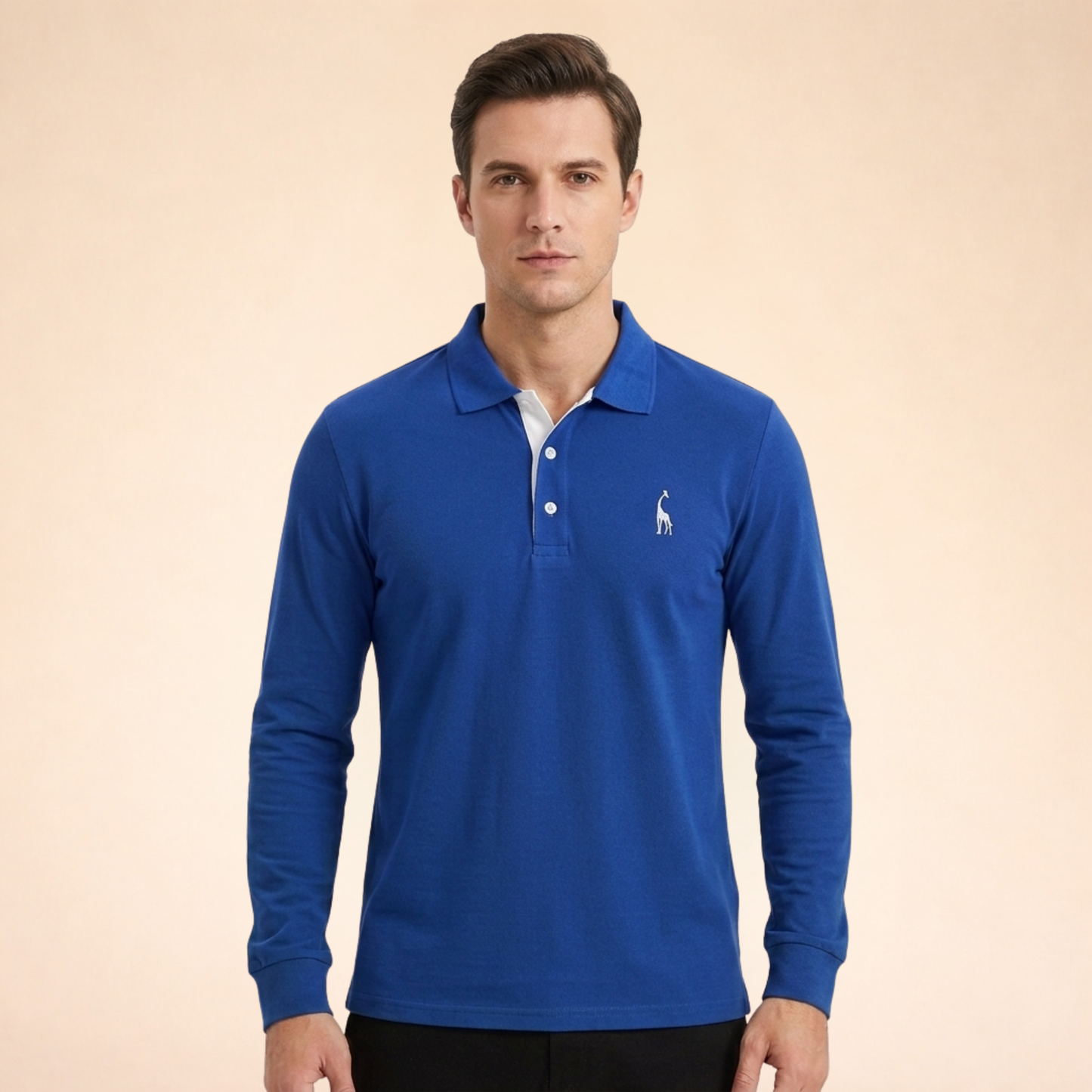 Katoenen Poloshirt Mannen Trendy Comfortabel