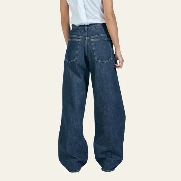 Vrouwen Jeans Wijd Comfortabel Losse Zomerbroek