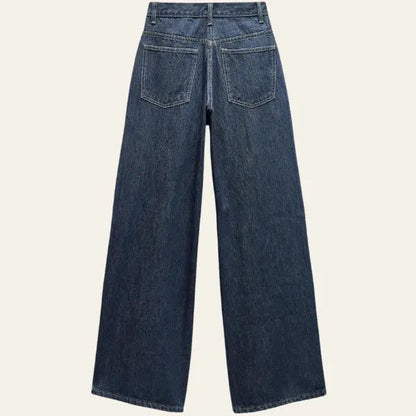Vrouwen Jeans Wijd Comfortabel Losse Zomerbroek