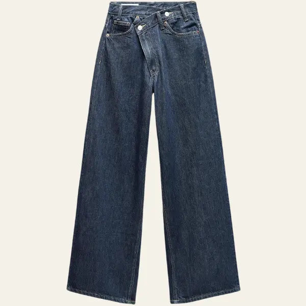 Vrouwen Jeans Wijd Comfortabel Losse Zomerbroek