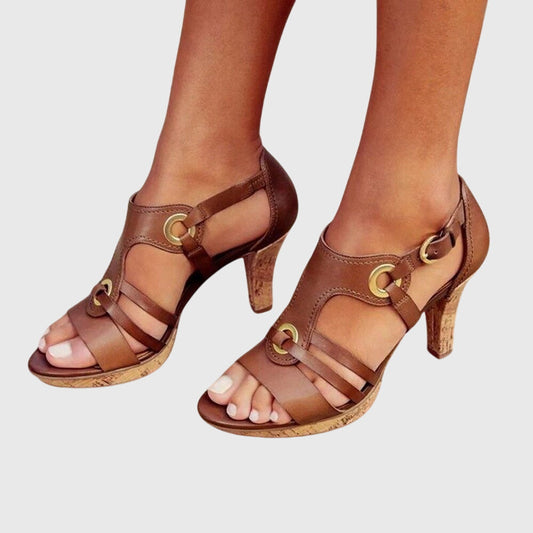 Dames Orthopedische Hak Sandalen Comfortabele Pasvorm - StudioMarella