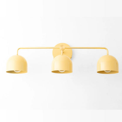 Koepelkapjes Wandlamp Modern Scandinavisch Metaal Zwart Messing 2-3 Lichtpunten Badkamer Hal Slaapkamer Sfeerverlichting