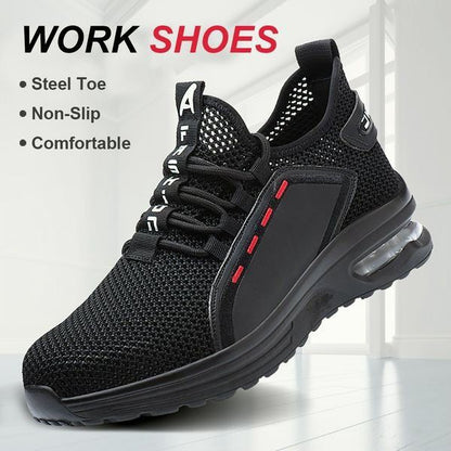 Werkschoenen met Stalen Neus – Ultralight Veiligheidsschoenen – Ademend Antislip – Voor Bouw & Werkplaats