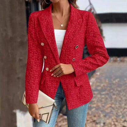 Dames Blazer Double Breasted Stijlvol Maatwerk Jassen
