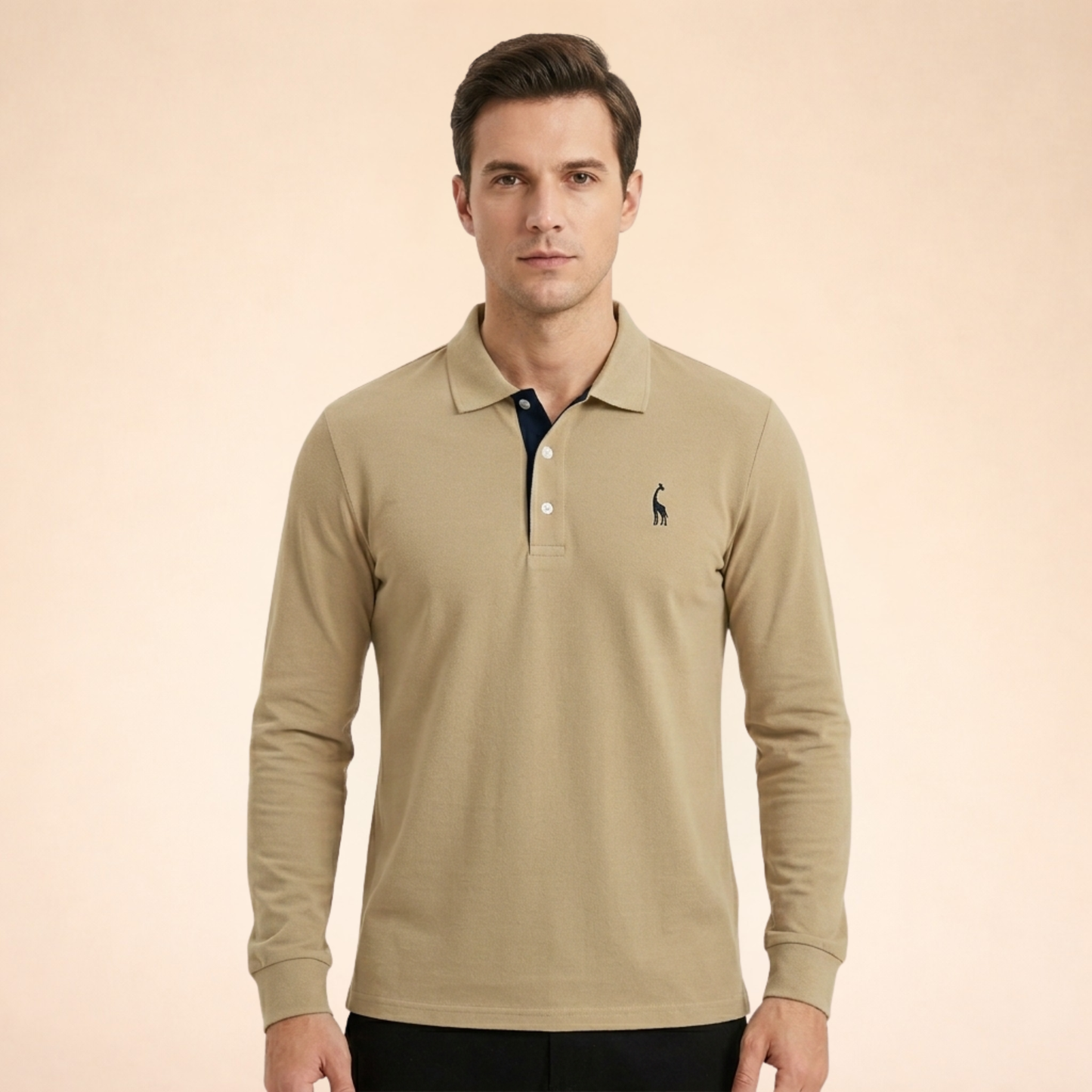 Katoenen Poloshirt Mannen Trendy Comfortabel