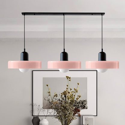 Luccon Triple Hanglamp Glas G9 Retro Kleuren Eettafel Woonkamer Design Verlichting Meerlamp