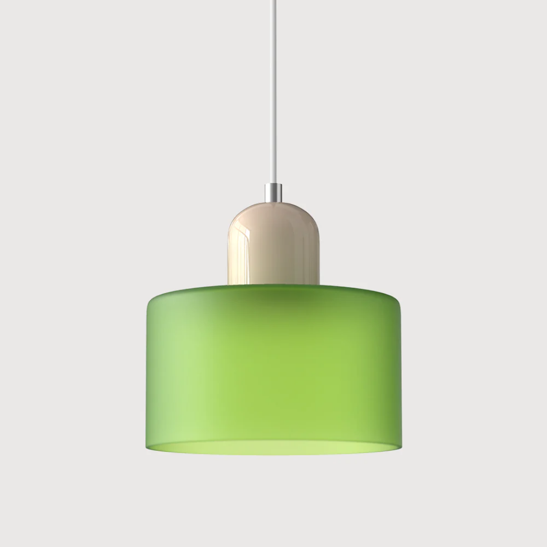 Sansoti | Lismeno Retro Hanglamp – Glazen Hanglamp met Warm Licht voor Eettafel, Keuken & Woonkamer