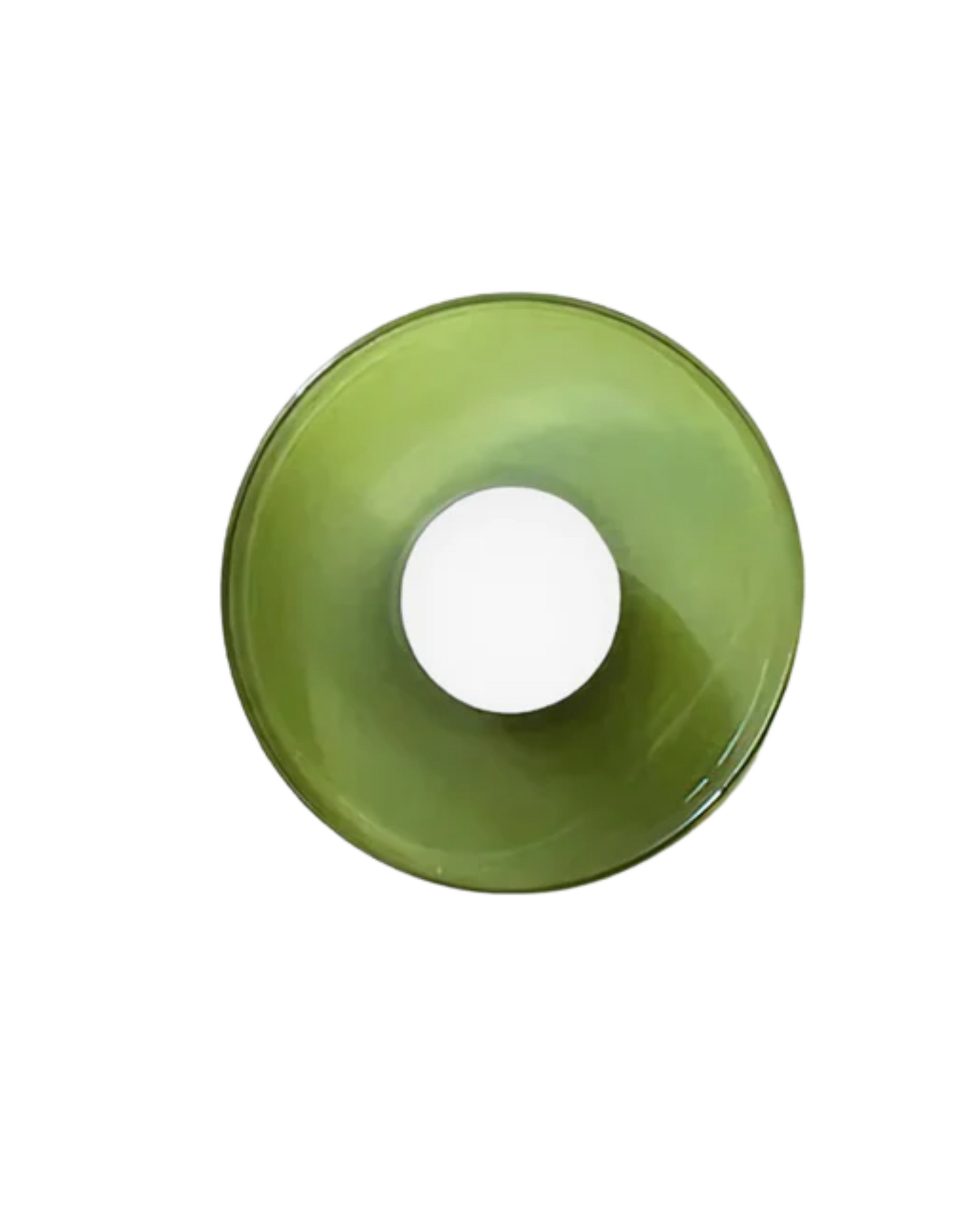 Moderne ronde plafondlamp van glas en ijzer – minimalistische designlamp voor woonkamer en slaapkamer met warme lichtkleur