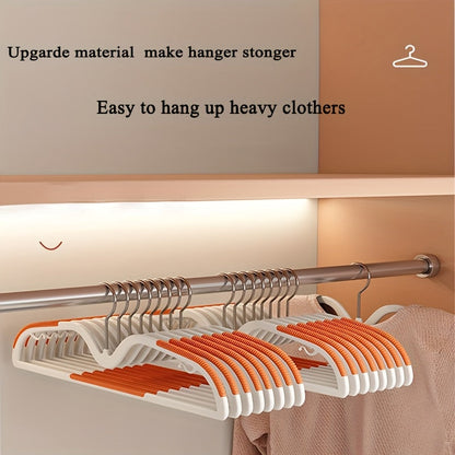 Ruimtebesparende Kledinghangers Antislip Draaibare Haak Compacte Garderobe Organisatie Korte Hals Hangertjes Set Slimdoorns voor Shirts Jurken Blouses Overhemden