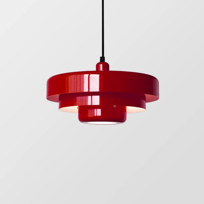 Hanglamp Metaal Gelaagd Ø35cm Oranje E27 Eettafel Woonkamer Retro Design Verlichting Industrieel Modern