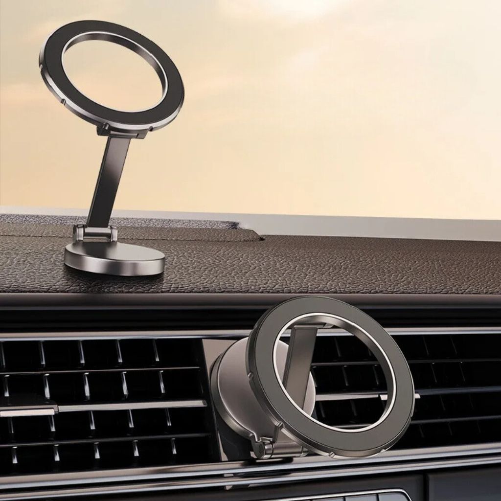 360° Magnetische Telefoonhouder voor Auto met Verstelbare Hoogte en Rotatie