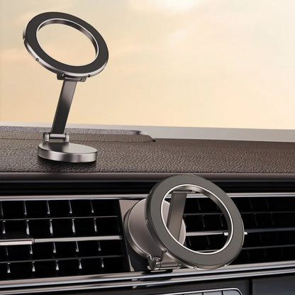 360° Magnetische Telefoonhouder voor Auto met Verstelbare Hoogte en Rotatie