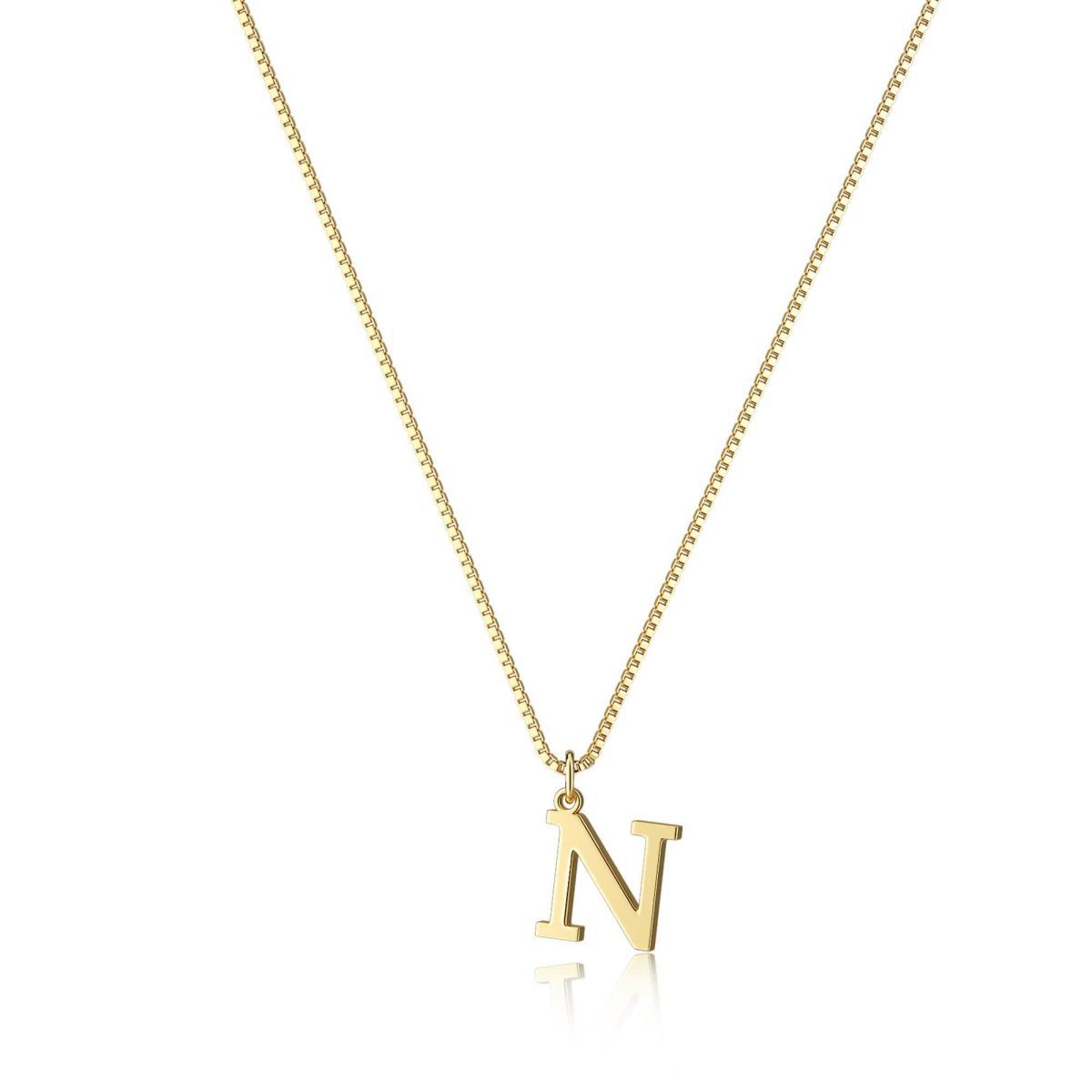 Gouden Ketting met Initialen voor Vrouw Persoonlijke Letter Sieraden