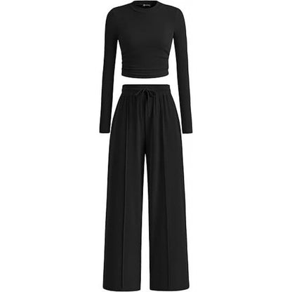 Dames Lounge Set Met Lange Mouwen Zacht en Comfortabel