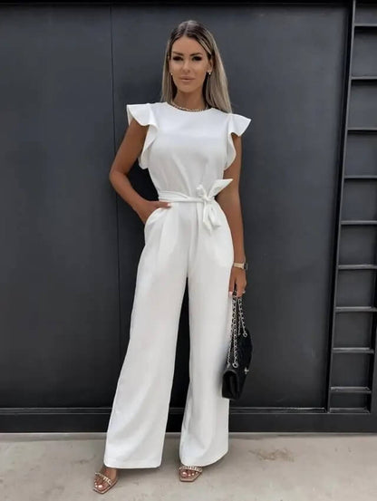 Vrouwelijke Jumpsuit Comfortabele Zomerjurk Elegante Stijl