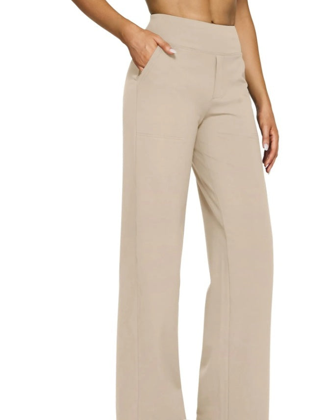 Dames Broek Hoge Taille Wijd Comfortabel Zittend