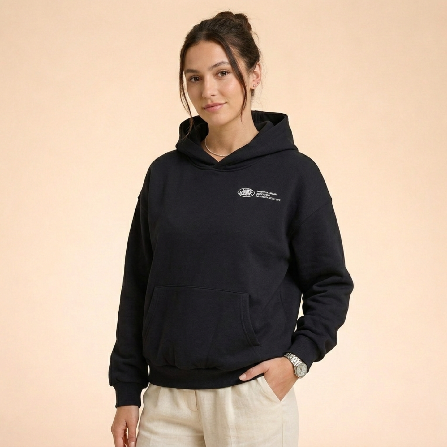 Stijlvolle Hoodie voor Vrouw met Zacht Katoen