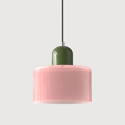 Sansoti | Lismeno Retro Hanglamp – Glazen Hanglamp met Warm Licht voor Eettafel, Keuken & Woonkamer