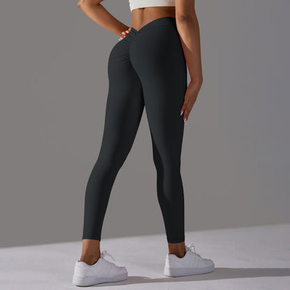 Dames Sportlegging met Push-Up Effect en Scrunch Detail