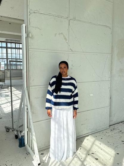 Gebreide Vest Oversized Warme Trui