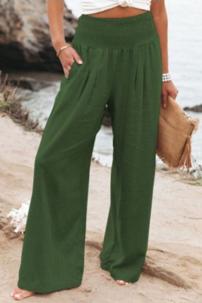 Palazzo Broek voor Vrouwen Elegante Comfortabele Zomerbroek