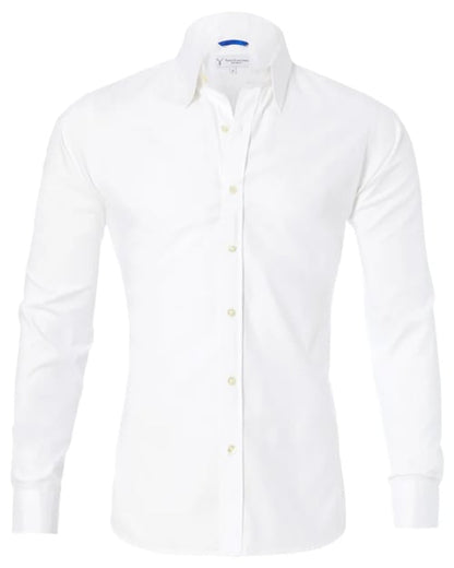 Heren Overhemd Slim Fit Stretch met Ritssluiting