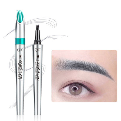 3D Wenkbrauwpotlood voor Natuurlijke Haarlook | Precisie Applicator | Langhoudend tot 36 Uur | Waterproof Brow Pencil