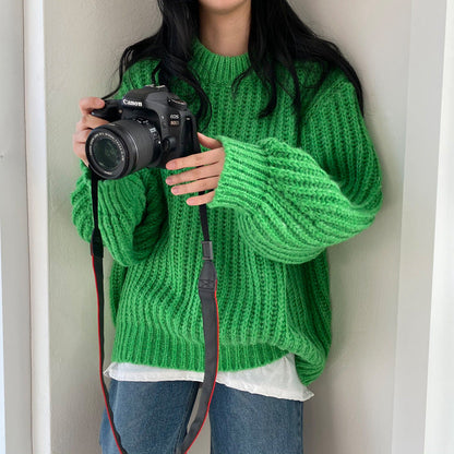Dames Trui Gebreid Oversized Warme Modieuze Truien