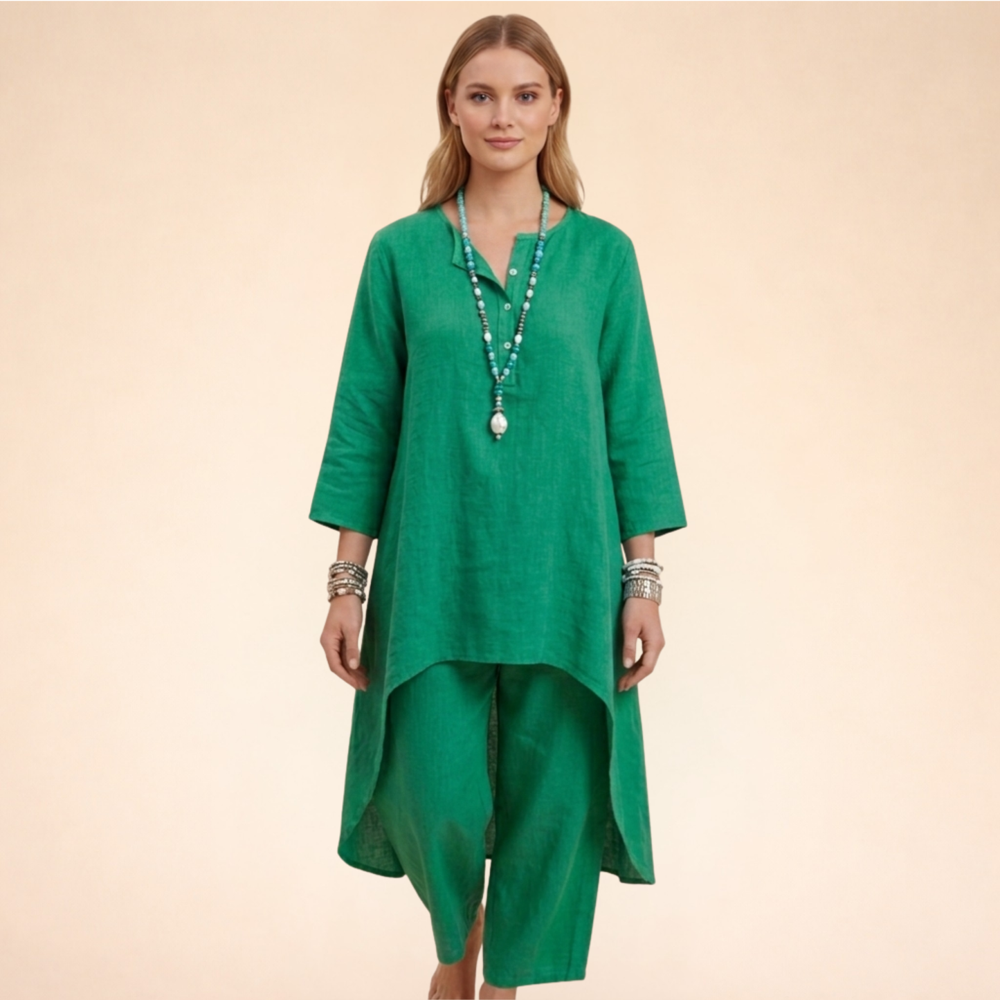 Chique Tweedelige Set Comfortabele Kleding voor Vrouw