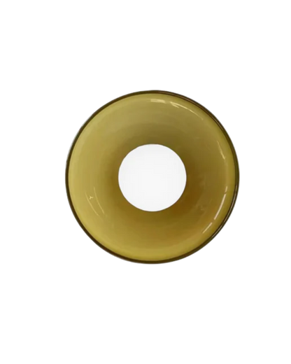 Moderne ronde plafondlamp van glas en ijzer – minimalistische designlamp voor woonkamer en slaapkamer met warme lichtkleur