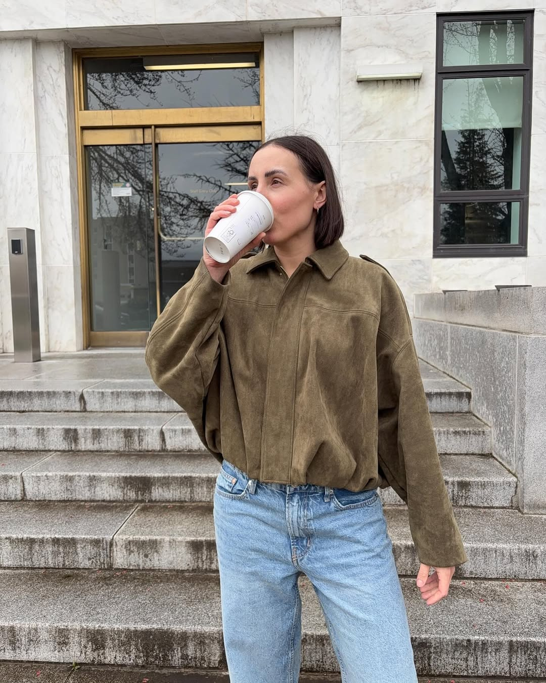 Dames Leren Jas Suède Stijlvol en Trendy