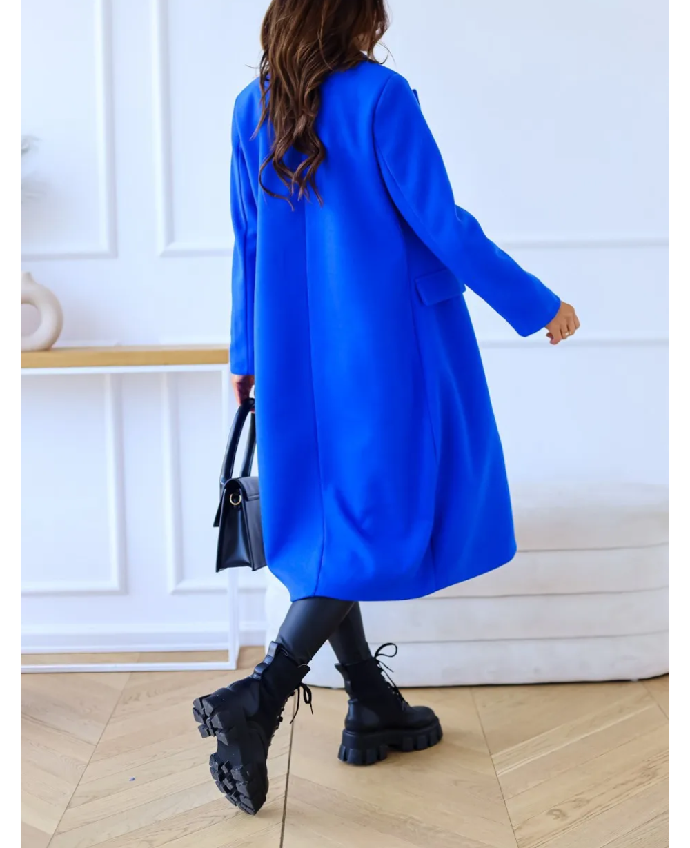 Dames Trenchcoat Lange Warme Herfst Winter Coat