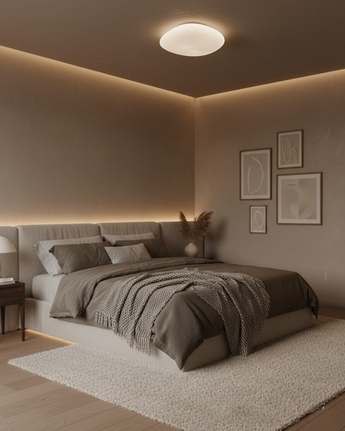 Plafondlamp met Sterren Effect Scandinavisch Design Minimalistisch