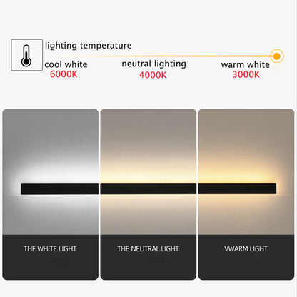 Buitenlamp Wandlamp LED Zwart Aluminium IP65 30-200cm Modern