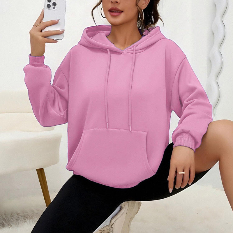 Dames Oversized Hoodie met Kangoeroezak Zacht Comfortabel