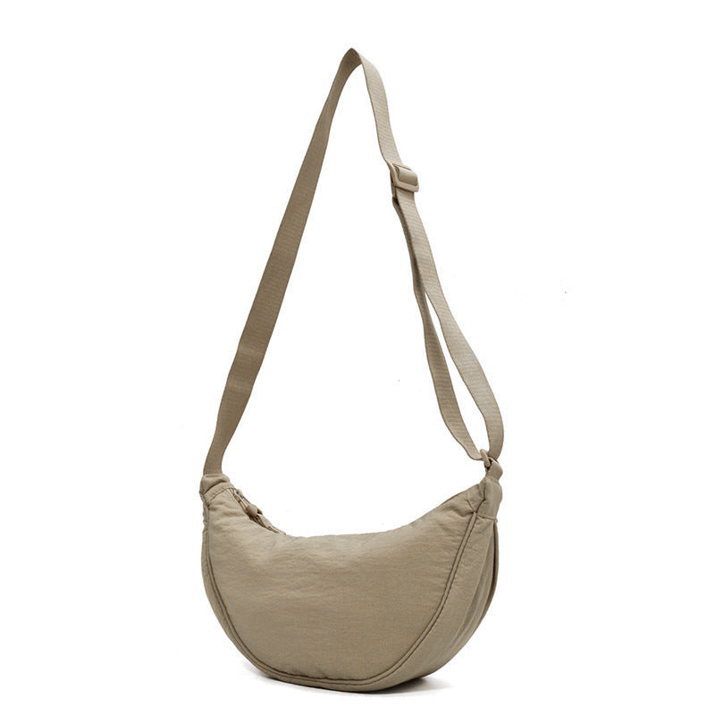 Halve Maan Schoudertas Kunstleer Elegante Damestas Crossbody Handtas Mode Accessoire Casual Dagelijks Gebruik