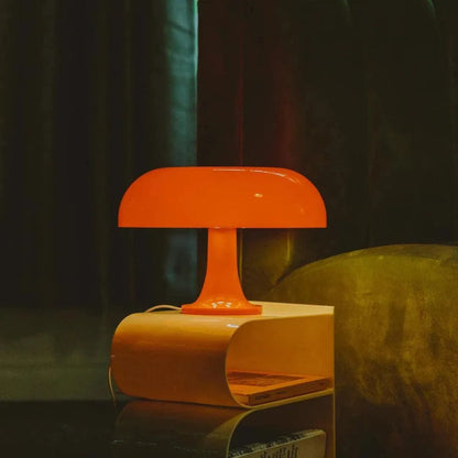 Tafellamp Acryl Design Iconisch 32cm Bloed Oranje Sneeuwwit Sfeerverlichting Modern
