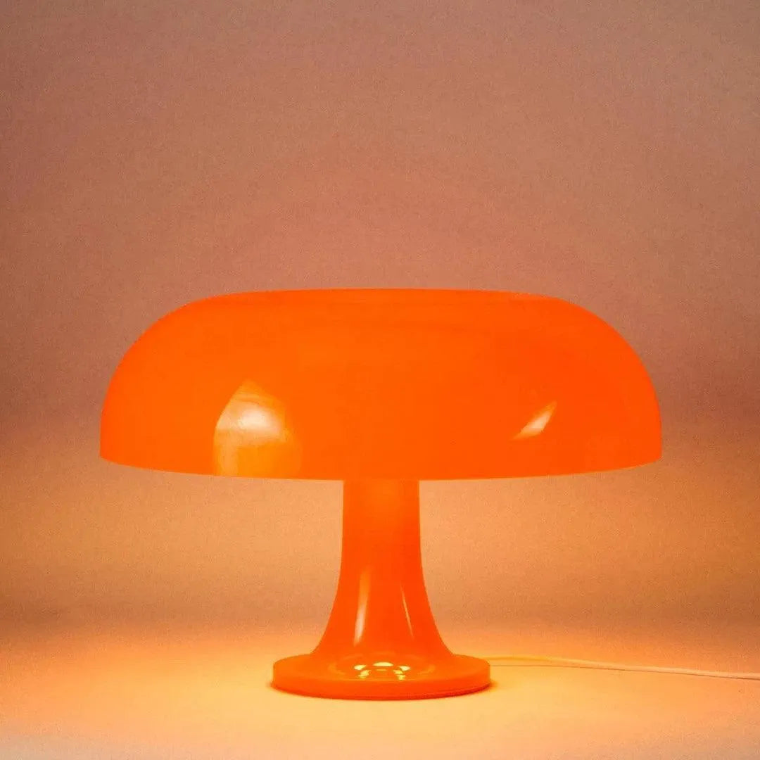Tafellamp Acryl Design Iconisch 32cm Bloed Oranje Sneeuwwit Sfeerverlichting Modern